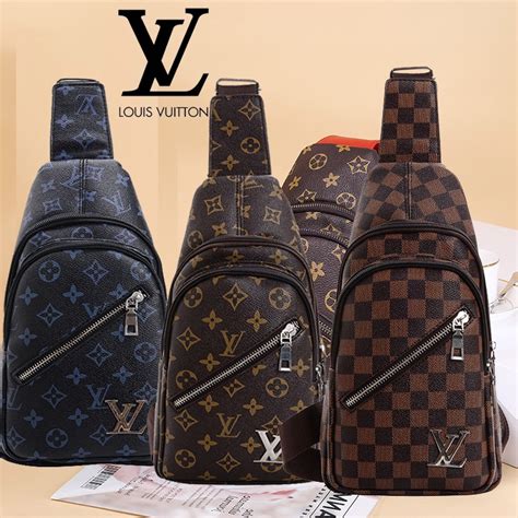 non leather lv mens bag|louis vuitton men's sling bag.